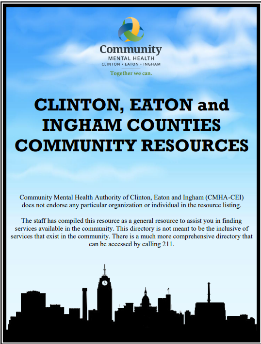 Clinton, Eaton, and Ingham Counties Community Resources